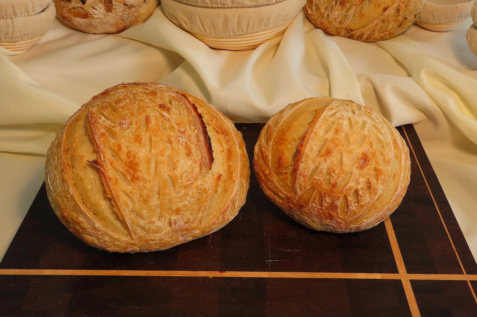 Freshly baked sourdough from Who Let Her Bake